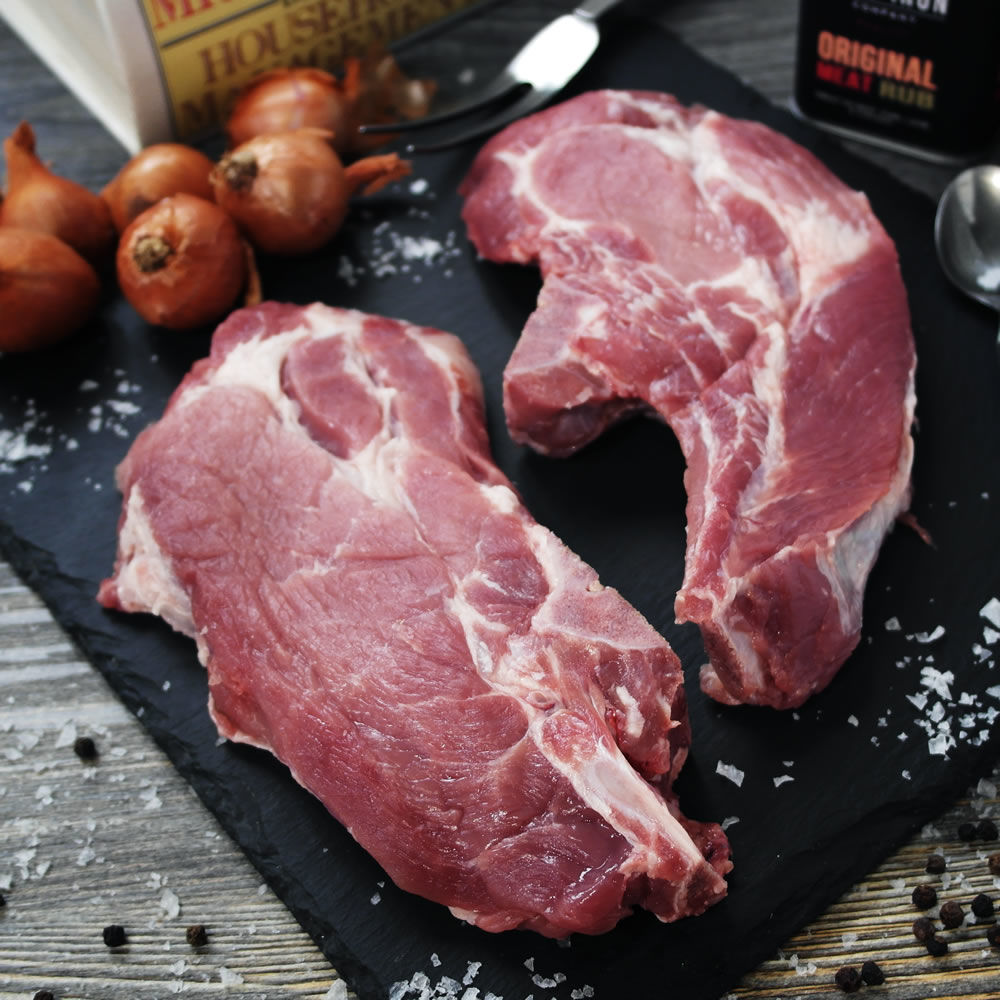 Pork spare rib chops