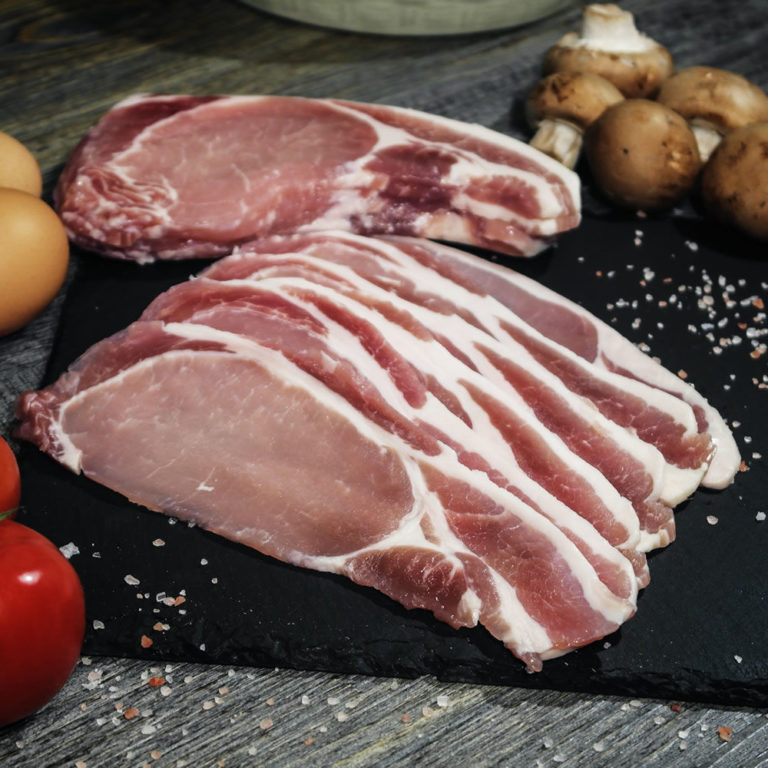 Yorkshire Dry Cured Back Bacon (500g) Grid Iron Meat