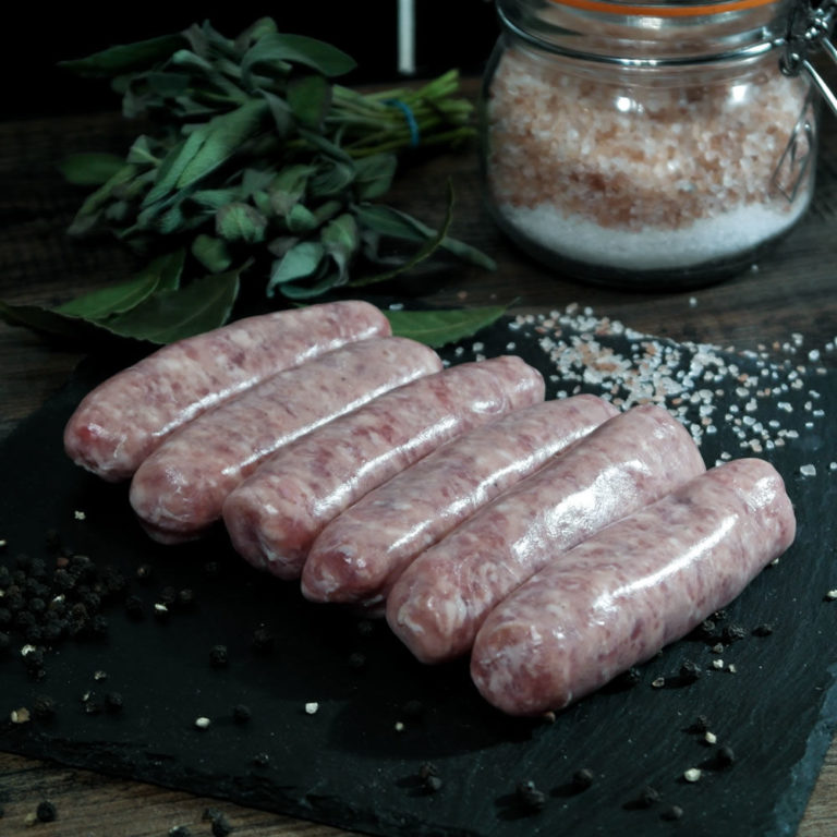Rare Breed Pork Sausages (450g) Grid Iron Meat