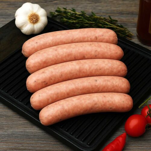 Jumbo Pork Sausages - 5 x 100g