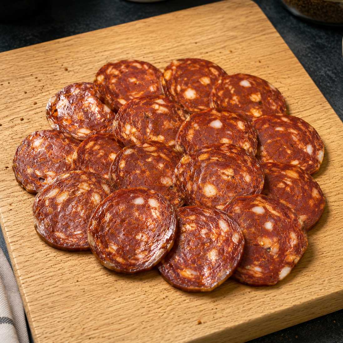 Mount Grace Yorkshire Chorizo - Sliced