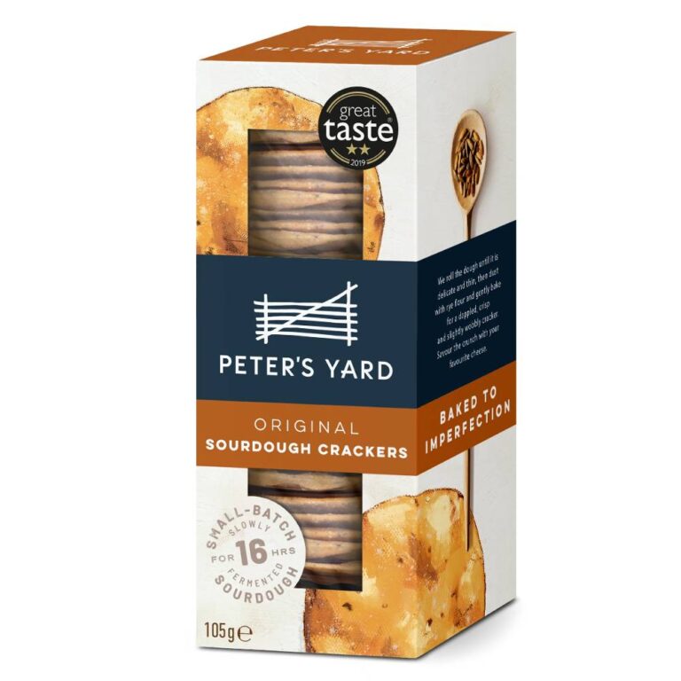 Peter’s Yard Original Sourdough Crackers Grid Iron Meat
