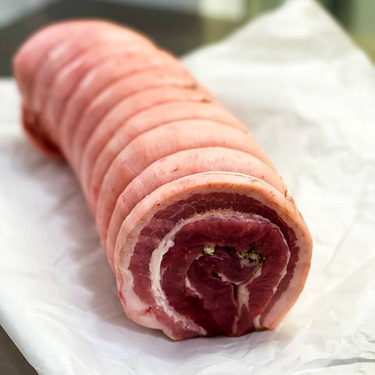 Italian Herb Porchetta Grid Iron Meat
