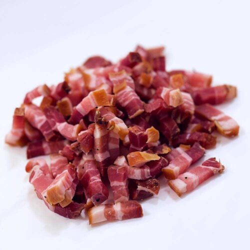 Dry Cured Unsmoked Bacon Lardons - 250g