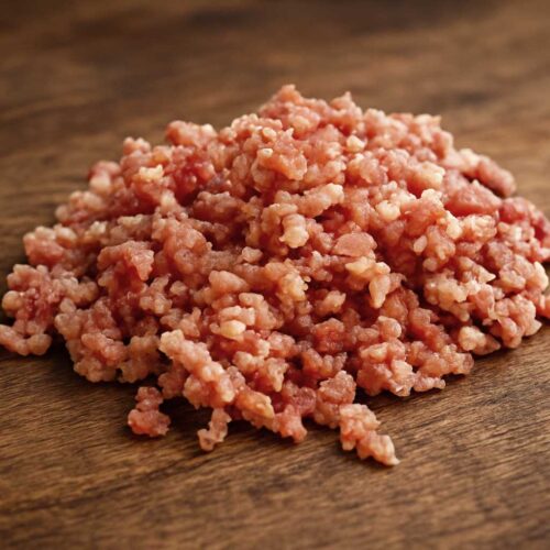Minced Dry Cured Bacon (Unsmoked) - 250g