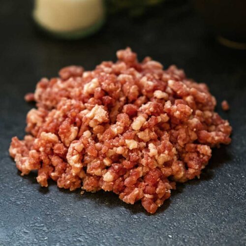 Smoked Minced Dry Cured Bacon - 250g