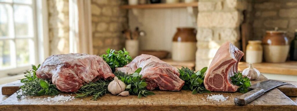 Yorkshire mutton for slow roasting and braising