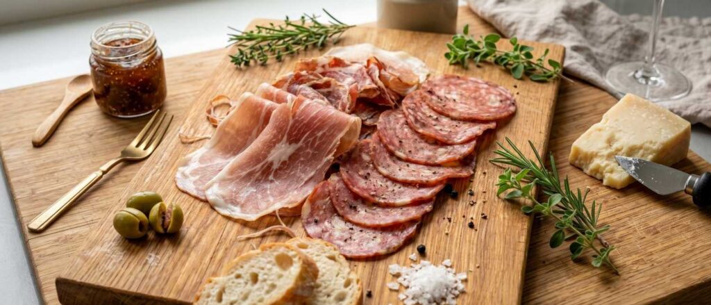 Lishmans of Ilkley British charcuterie selection