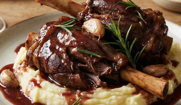 Brasied Mutton Shanks r