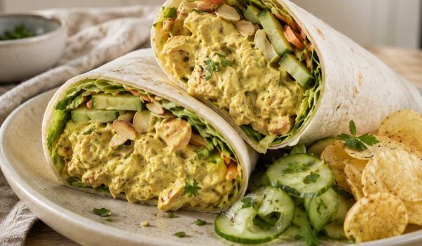 Coronation Chicken Wrap Recipe