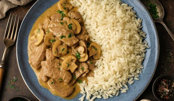 Creamy Pork Stroganoff r