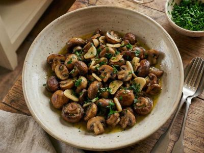 Garlic-Sautéed Mushrooms r