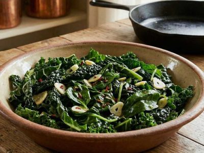 Garlic Wilted Greens r