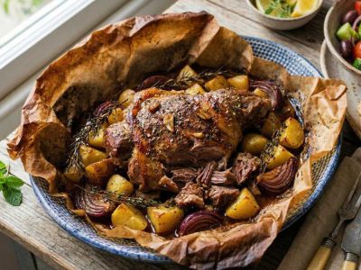 Greek Lamb with Potatoes