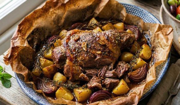Greek Lamb with Potatoes
