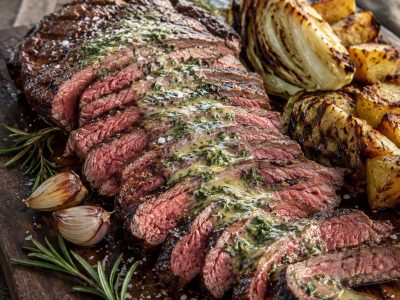 Kamado Whole Bavette Technique