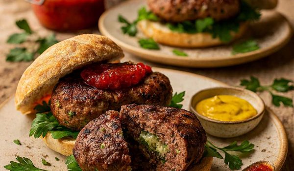 Kyiv Burgers (Chicken Kyiv-Inspired Burgers) r