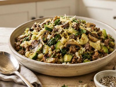 Low Carb Beef Mince Skillet Recipe