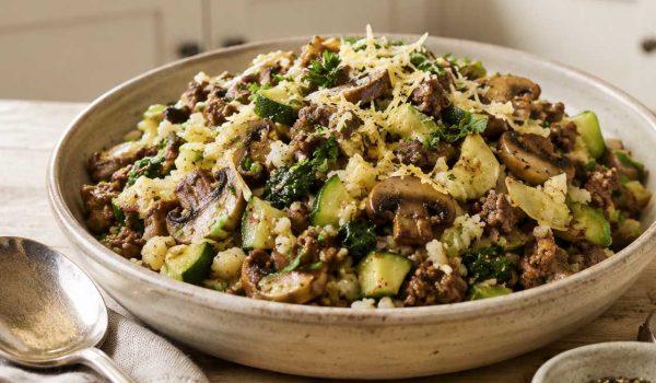Low Carb Beef Mince Skillet Recipe