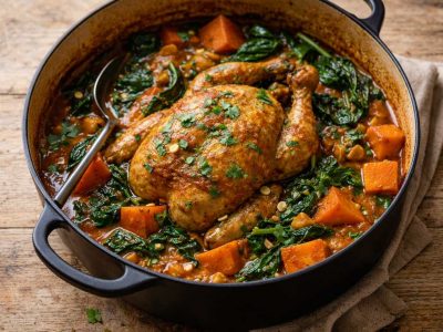 One-Pot West African–Style Chicken r