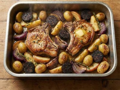 Pork Chop Tray Bake r