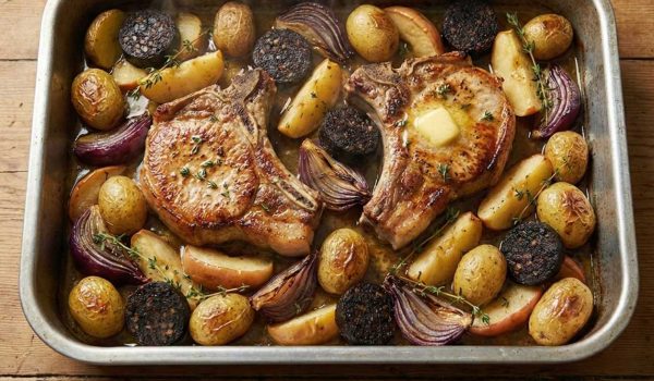 Pork Chop Tray Bake r