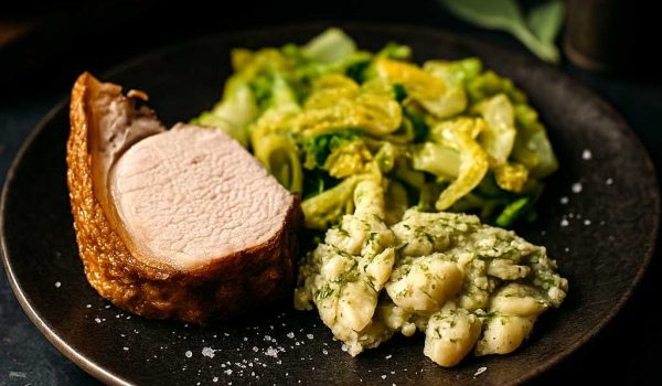 Pork Loin Roast w Fennel & Buttered Cabbage r