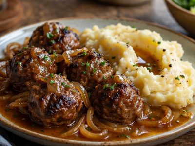 Pork and Black Pudding Meatballs