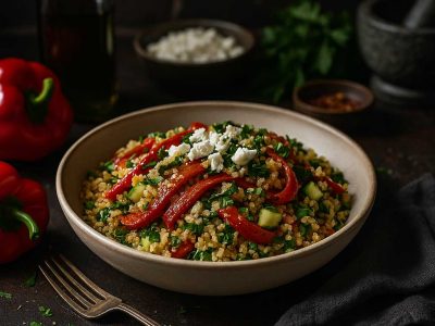 Roasted Pepper and Bulgur Salad 2r